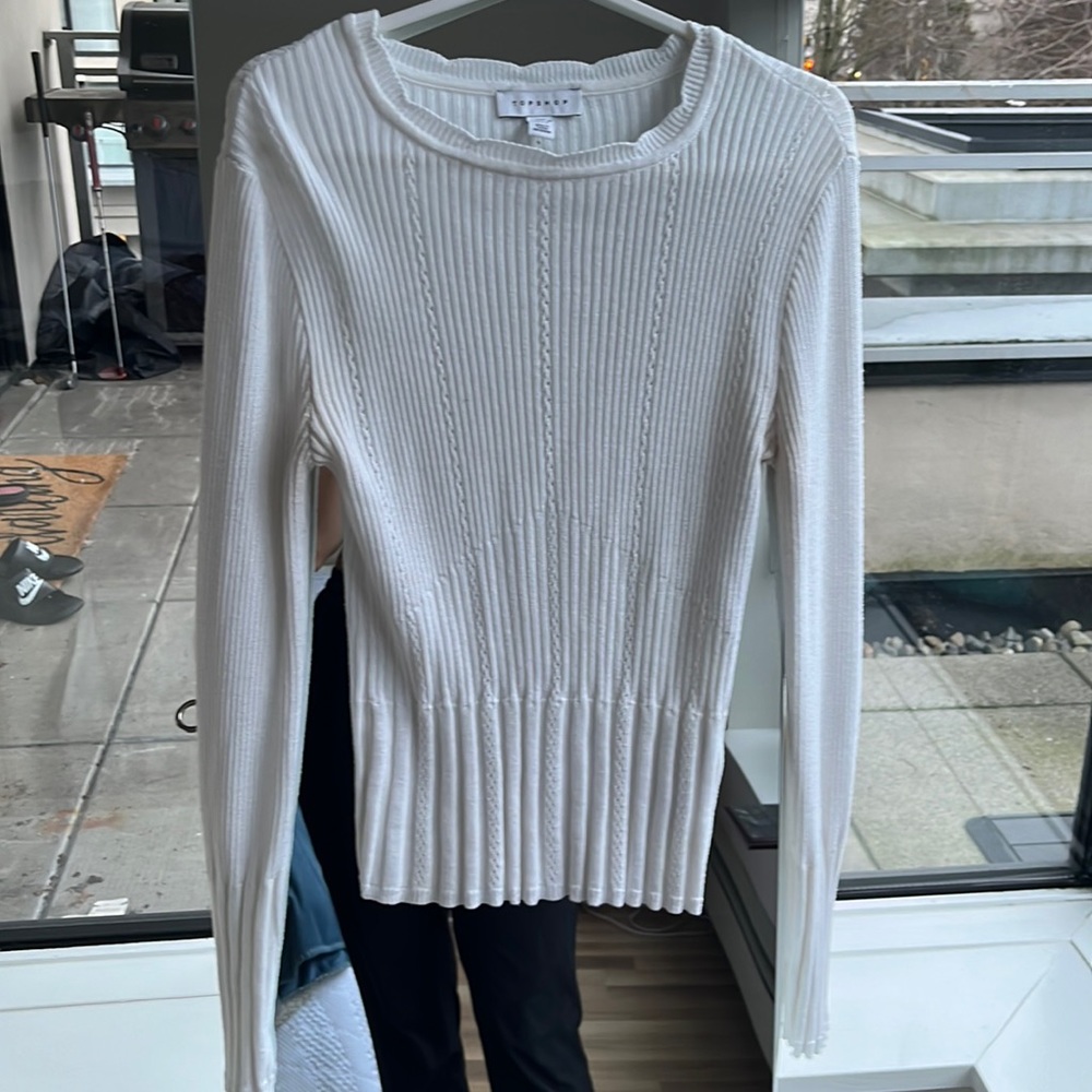 Top shop white cardigan
